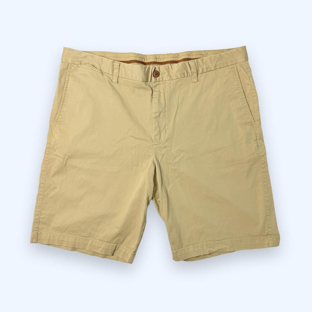 Tommy Bahama Size 40 Tan Chino Shorts Pima Cotton